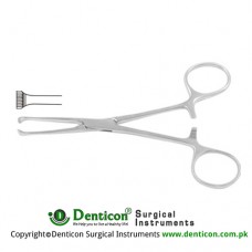 Allis Intestinal and Tissue Grasping Forcep 4 x 5 Teeth Stainless Steel, 15.5 cm - 6"